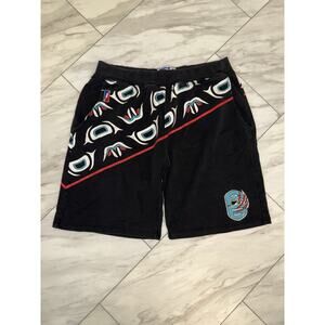 Post Game Vintage Vancouver Grizzlies Art Basketball Shorts Mens Size 3XL